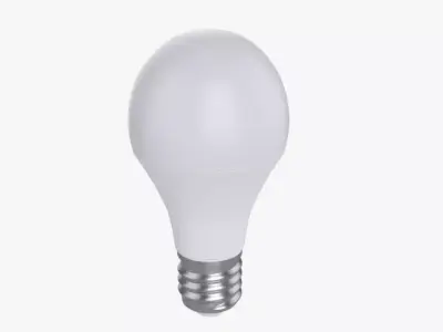 Light Bulb Low-poly 3D model