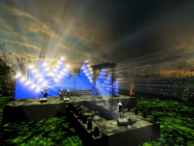 3d stage design 3D print model