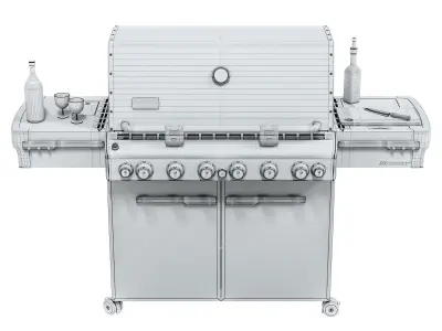 Weber Summit S-670 GBS gas grill 3D model