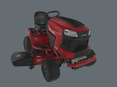 Next generation lawn mower Low-poly 3D model