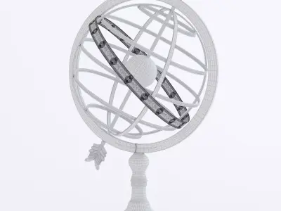 Armillary Sphere Sculpture by Darby Home 3D model