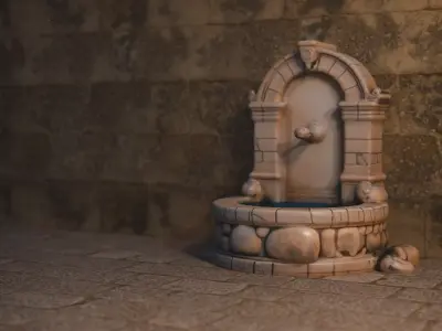 Water Fountain 3D model