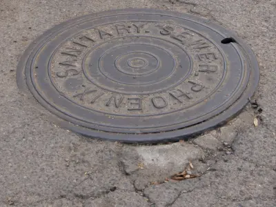 Phoenix Manhole Cover -3D Scan 3D model