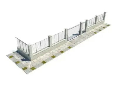 Compound Wall 3D model