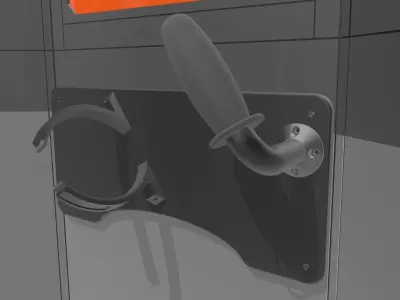 Star Wars Jedi Fallen Order Scout Staff and Shield 3D print model