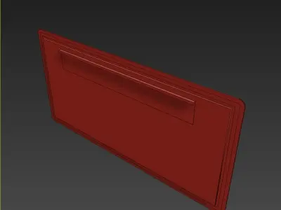 Deejay LED Mirror 1400 x 700 mm 3D model