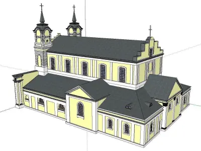 Architecture-Religion-God-Culture-Temple-0102 church 3D model