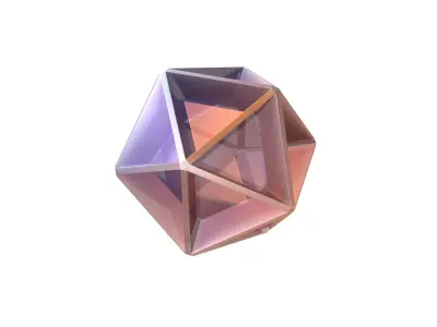 Abstract Shape v10 011 Low-poly 3D model