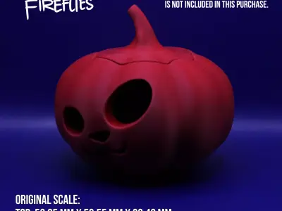 Kawaii Jack-O-Lantern Pumpkin 3D print model