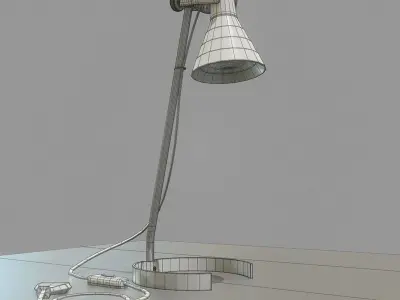 Desk Lamp Low-poly 3D model