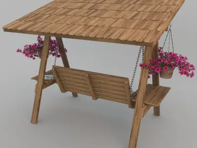 Garden Swing 3D model
