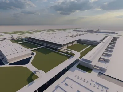 3D Airport-Airport 3D model