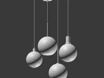 Pendant Light Collection 3D model