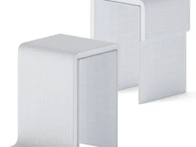 Melt Stool by Bower studio 3D model