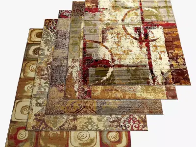 Area Rugs 5 3D model