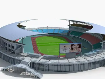 Gymnasium 2 3D model