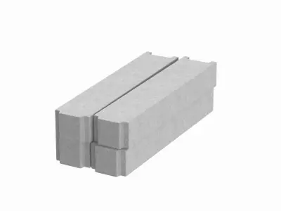 Concrete Blocks 3D model buy