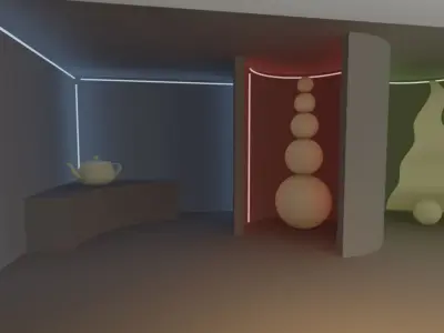 interior room 3D model