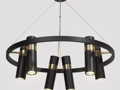 Lampatron Spoor 6 lamps 3D model