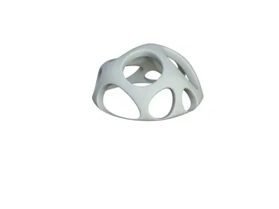 SciFi Cube Object No 57155 Low Poly Shape Low-poly 3D model
