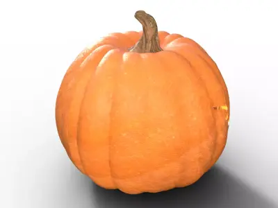 Pumpkin Hollow Grin Low-poly 3D model