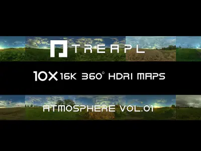 20X HDRI SKIES ATMOSPHERE VOL01and02 - BUNDLE - 360 SKY Texture Texture