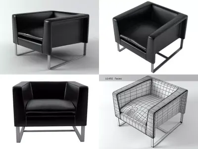 Club Armchair 3D model