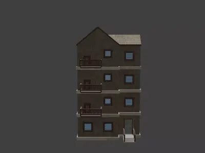 House Model 14 Low-poly 3D model