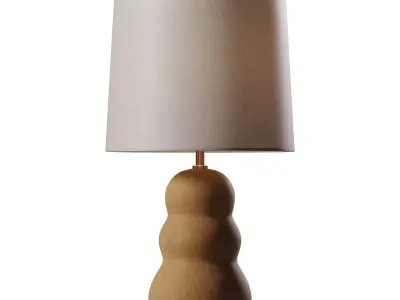 Madsen terracotta table lamp 3D model