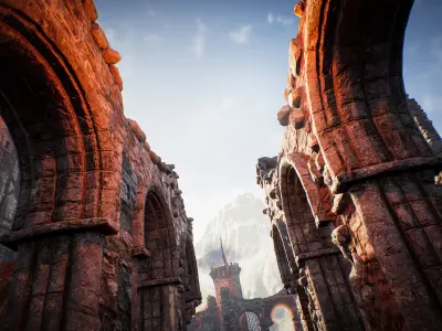 Fantasy MultiBundle Environment Kit Low-poly 3D model