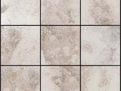 Yurtbay Seramik Bizantino Ivory 300x300 Set 4 3D model