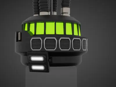 Sci fi Capsule 3D model