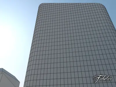 Building 25 Low-poly 3D model