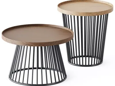 Ceccotti Collezioni Circo Coffee and Side Tables 3D model