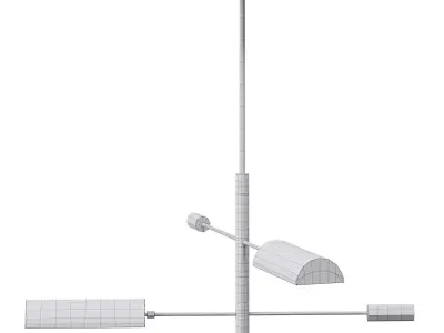Randolph suspension lamp p4676 by Laskasas 3D model