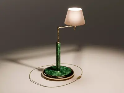 Noble bedside lamp Free 3D model