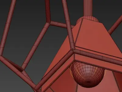 INCANTO cube hanging from string 3D model