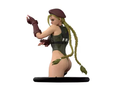 Cammy from Street Fighter 6 3D print model