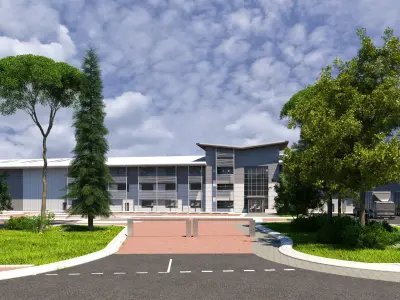 Industrial Park 3D model