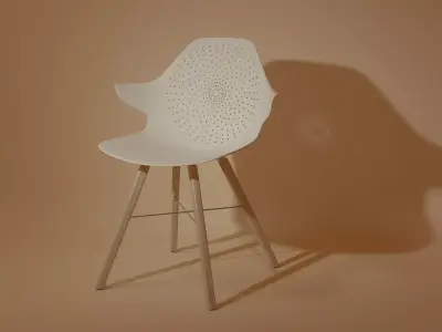 Klera Armchair D 3D model