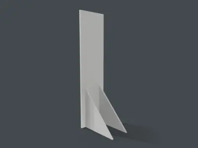 Promotional Stand Free low-poly 3D model