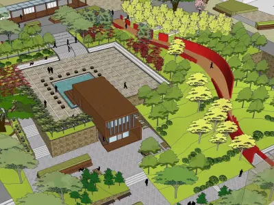 Sketchup Plaza 196 3D model