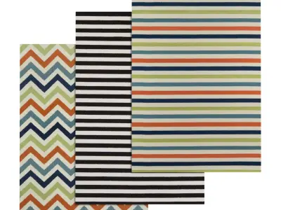 Rug Set 1727 3D model