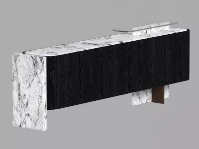 Home Buffet Layer Low-poly 3D model