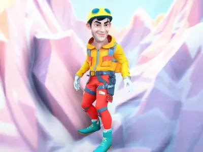 Energetic Explorer Outfit model pack Low-poly 3D model