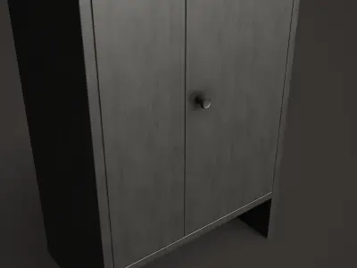BAGGEBO-Cabinet with door Low-poly 3D model
