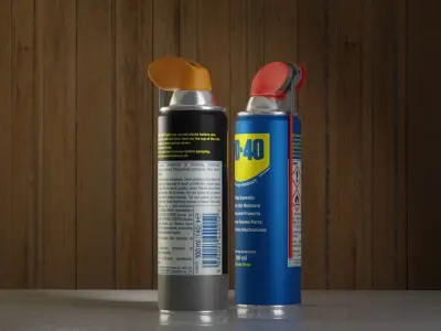 WD 40 Oil Spray 3D model