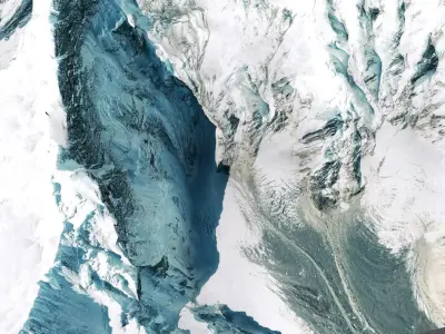 Mount Everest  8848 meters 3D model