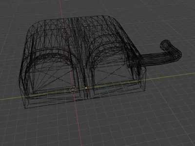 tunnel for roads with hollow pipe Free 3D model