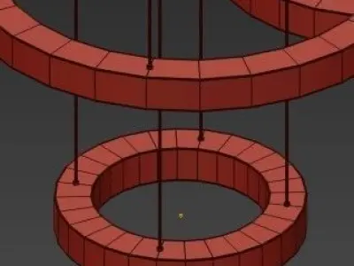 Light Ring Horizontal 3D model